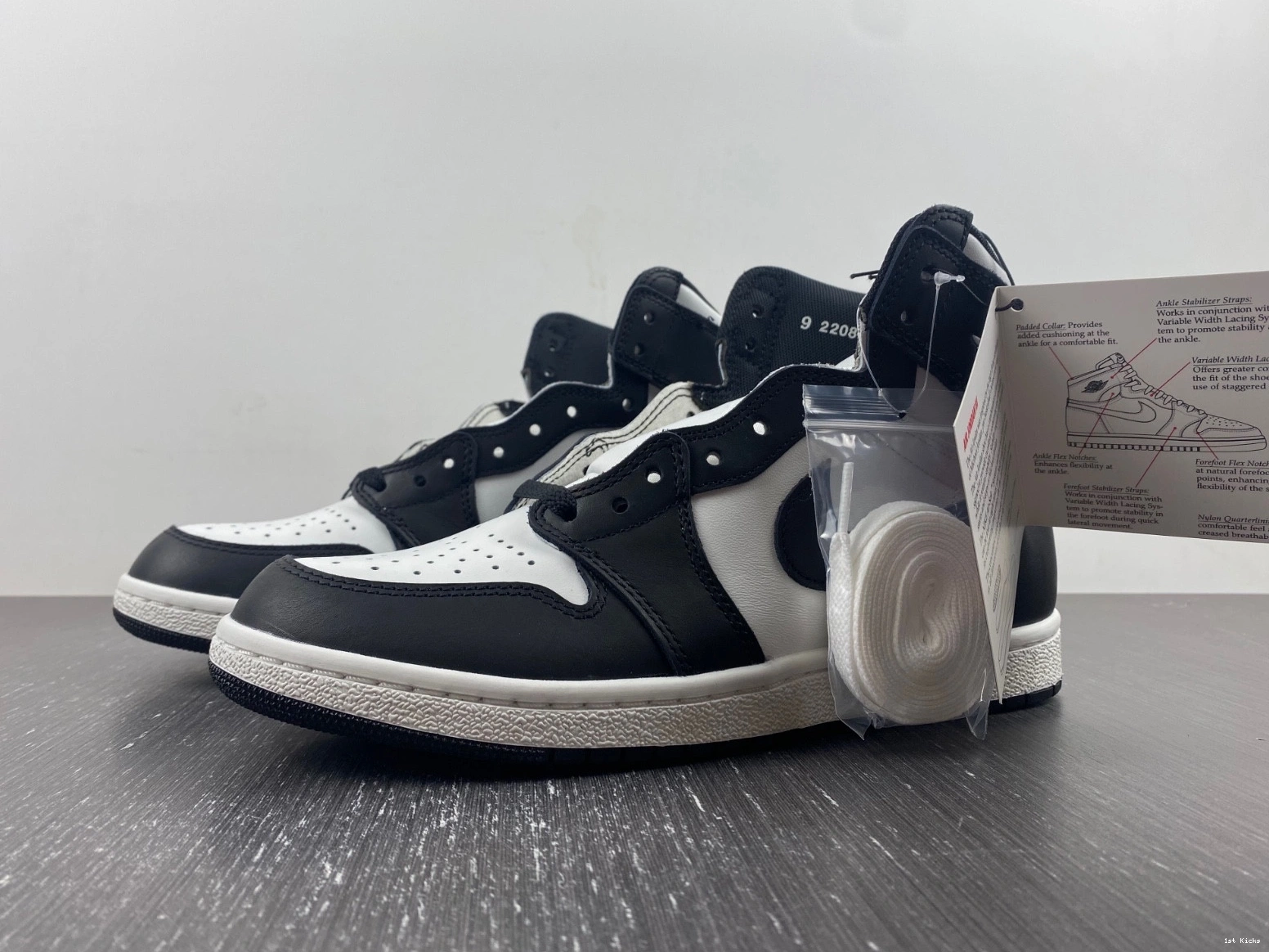 White Jordan High 85 (2023) 1 - Retro Black BQ4422-001 0424